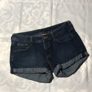 Denim shorts